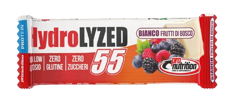 HYDROLIZED BAR 55g - BIANCO FRUTTI DI BOSCO